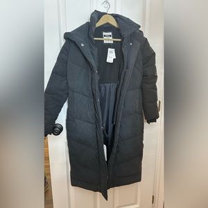 Abercrombie black puffer jacket